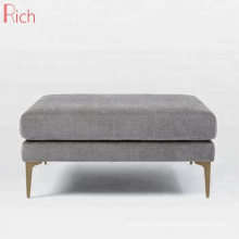 Home furniture sofa stool fabric cover wooden sofa ottoman